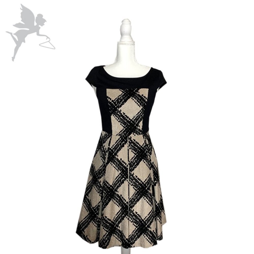 ANTHROPOLOGIE EVA FRANCO chenille fit-and-flare dress